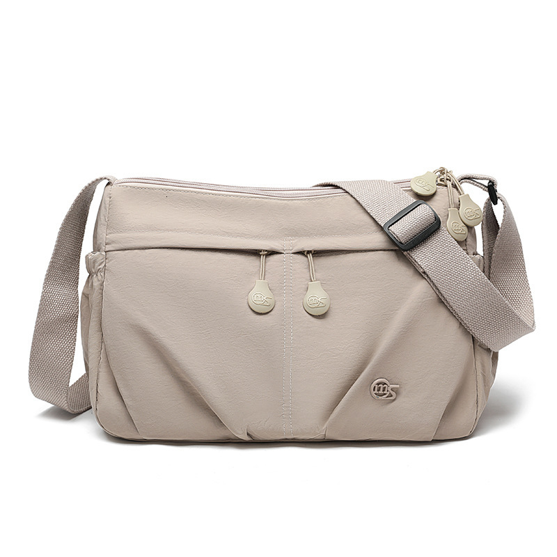 Lightweight Nylon Women's 2025 New Simple Commuter Casual Multi-Compartment Large Capacity Shoulder Crossbody Bag ddmymoon