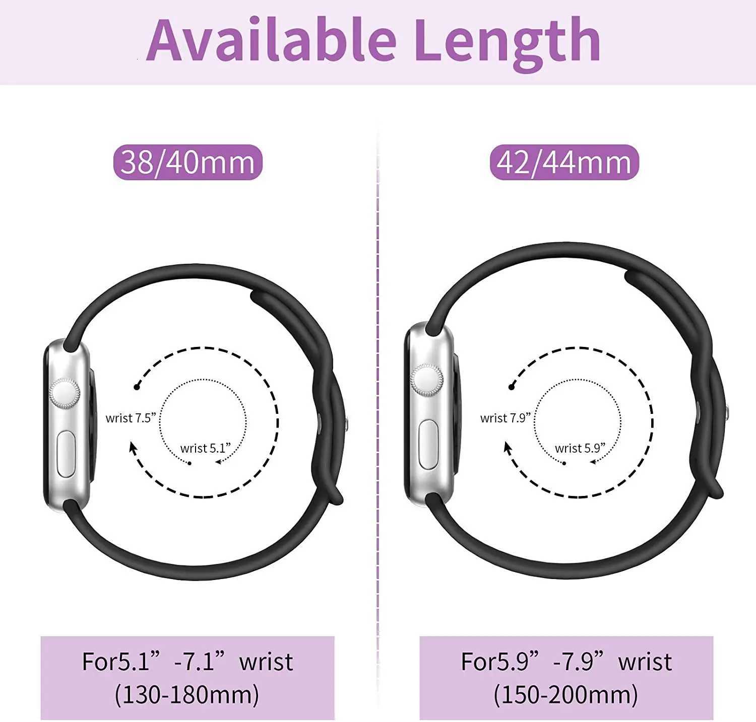 Silicone Strap For Apple Watch Band 40mm 44mm 46mm 45mm 41mm 49mm 38 42 Correa Bracelet iWatch Series 6 Ultra 2 7 8 9 SE 10 Band W250811
