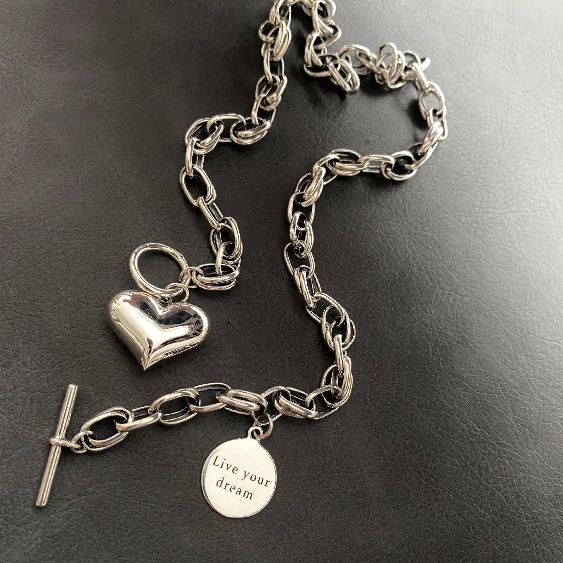 New Arrival Romantic Love Heart Sterling Sier Female Pendant Necklace Wholesale Jewelry For Women Anniversary Gifts