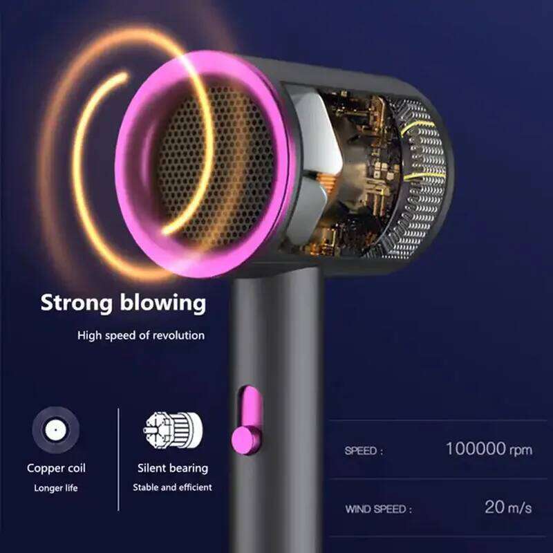 2025 Agreat Hot Sale Wind Lightweight Negative Ion High Power 220V Professional Best Quality Leafless Hair Dryer