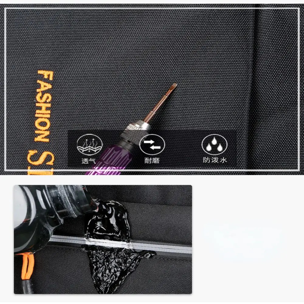 Oxford Waterproof Rucksack Mens Backpacks Business Computer Bag Casual Travel Backpack Senior High School Student Schoolbag 250811