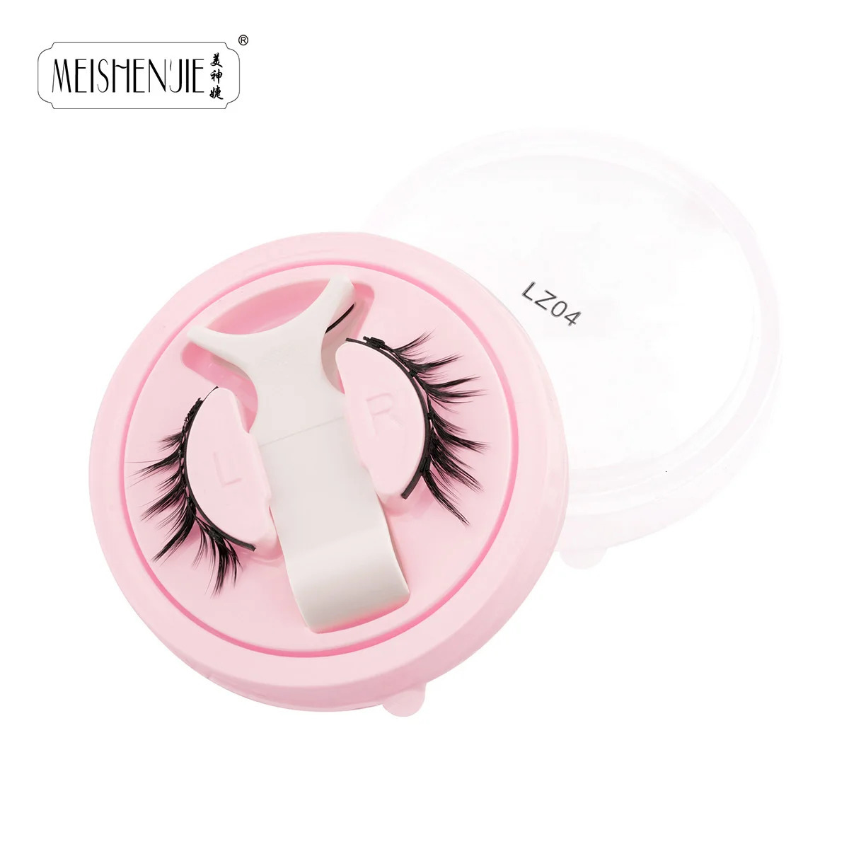 1Pair No Glue Free Magnetic Eyelashes Natural Long False Lashes with Tweezer Kit Makeup Tools Reusable Magnetic Lashes Faux Cils 250805