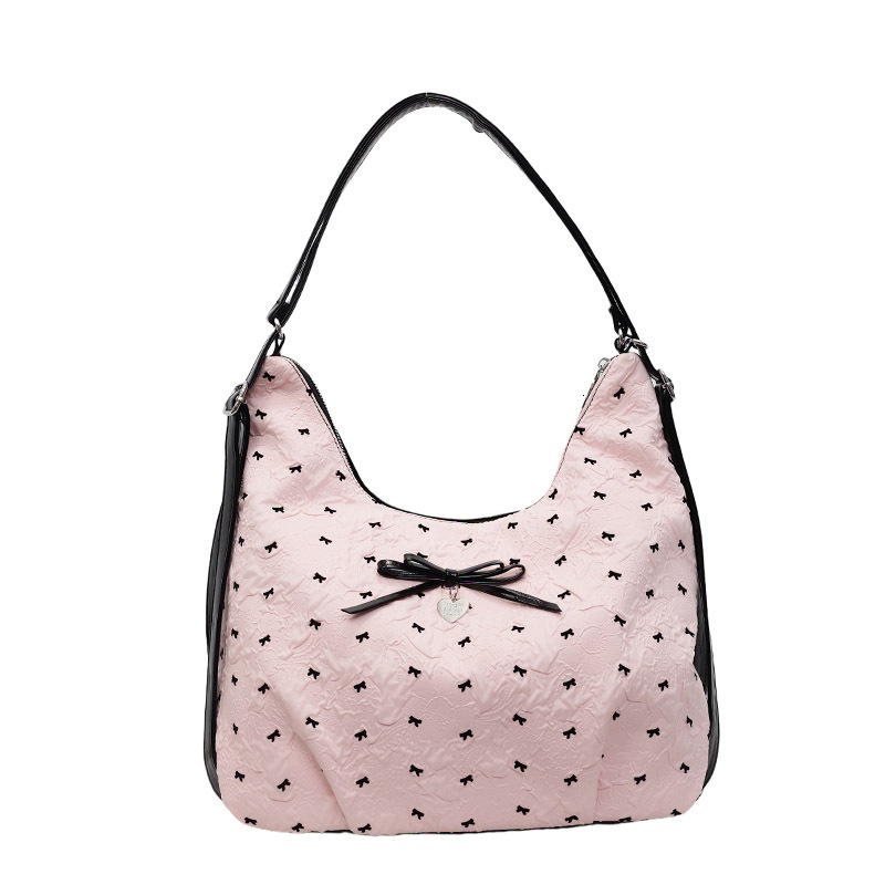 Butterfly Knot Lazy Style Large Capacity Multi-use for Women 2025 New Crossbody Bag Fashion Commuter Student Backpack ddmymoon