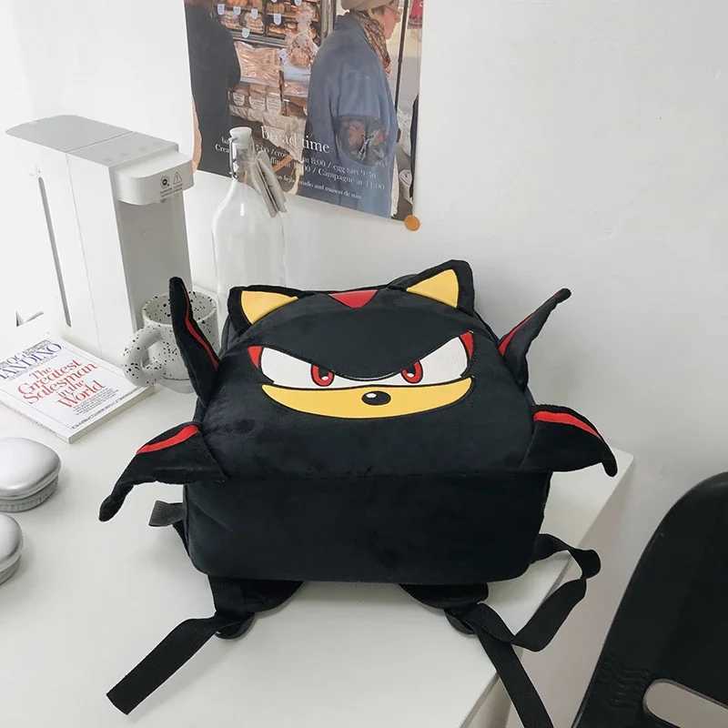 Backpack Cartoon Hedgehog Plush Schoolbag Handbag Student Schoolbag Girl Cool Large Capacity Female Bag Gift M250811