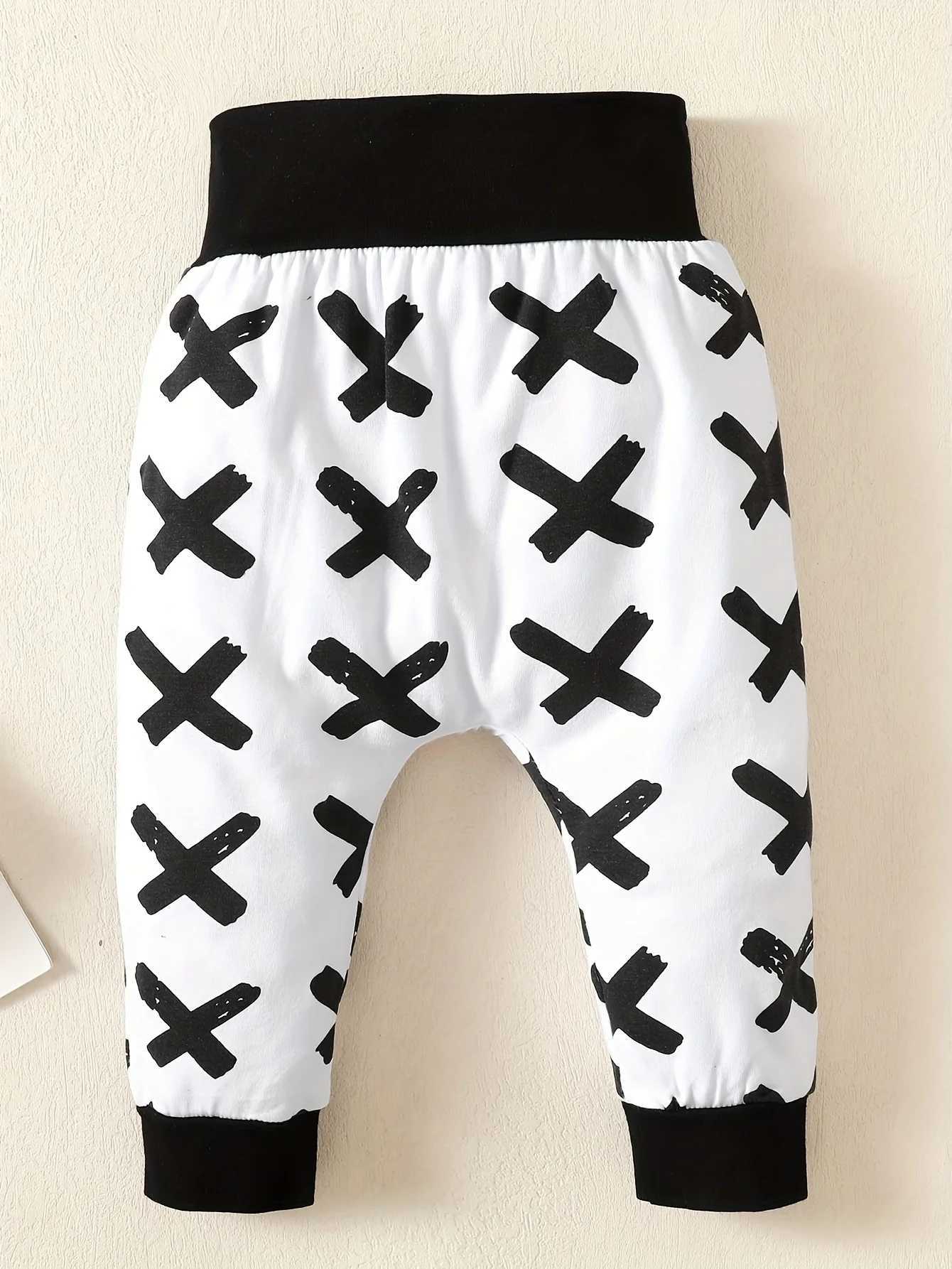 Summer Baby Boys Clothing Set Short Sleeve Letter Print Jumpsuit + Pants + Hat 3-piece Outfit Clothing Set Z250811