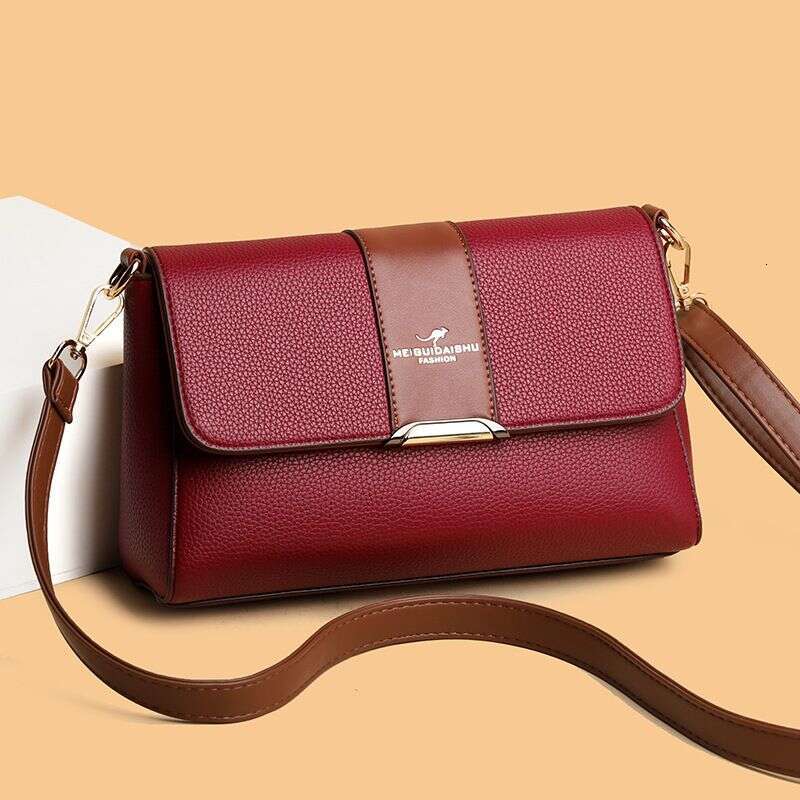 Summer New Fashion Versatile Casual Mobile Phone Cross Shoulder Contrast Color Small Square Bag Gift For Girls