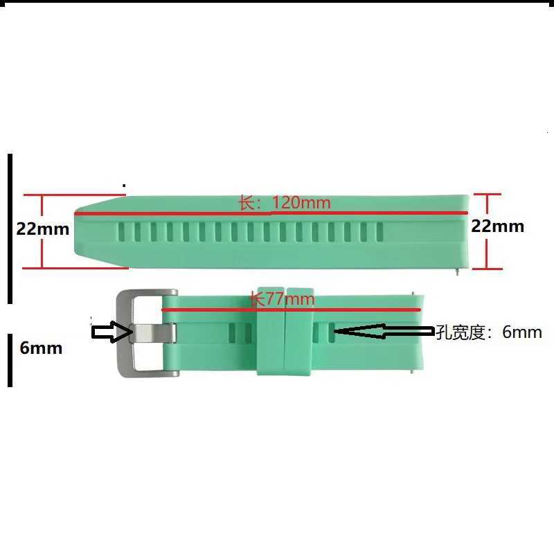 22mm Silicone Watch Strap For Huawei Watch GT 4 GT4 46mm Band Bracelet For Huawei Watch 4 Pro GT3 GT2 GT 3 2 Pro 46mm Watchband W250811
