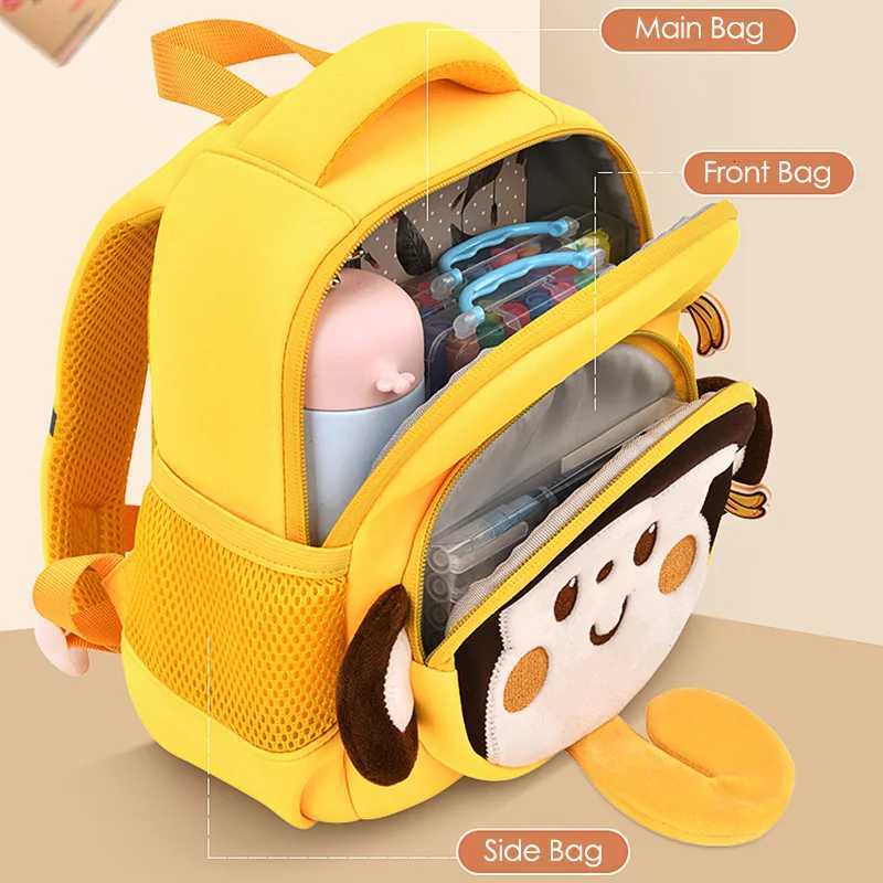 New Monkey School Backpacks for Boys Toddler Kids School Bags Elementary School Students Book Bag Girl Bag Childrens Backpack M250811