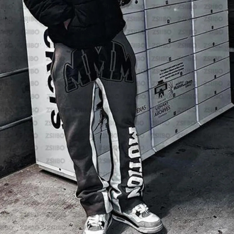 Women Streetwear Pants Y2K Hip Hop Clothes High Waist Pockets Pants Sporty Jogger Sweatpants Ladies Loose Casual Trousers 250809