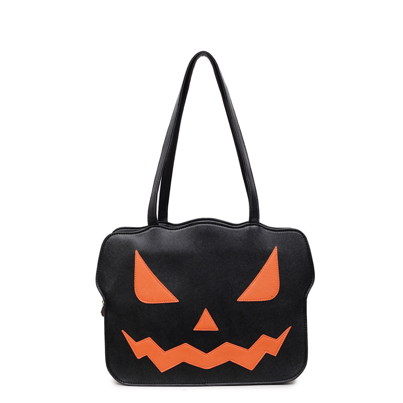 2025 New Halloween Pumpkin Single Shoulder for Women Fashionable Quirky Small Crossbody Bag ddmymoon