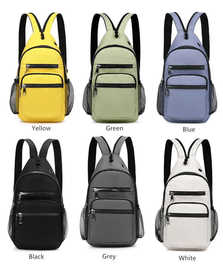 Fengdong women small backpack chest bag sling messenger bags female sports mini travel bagpack crossbody girl back pack 250811