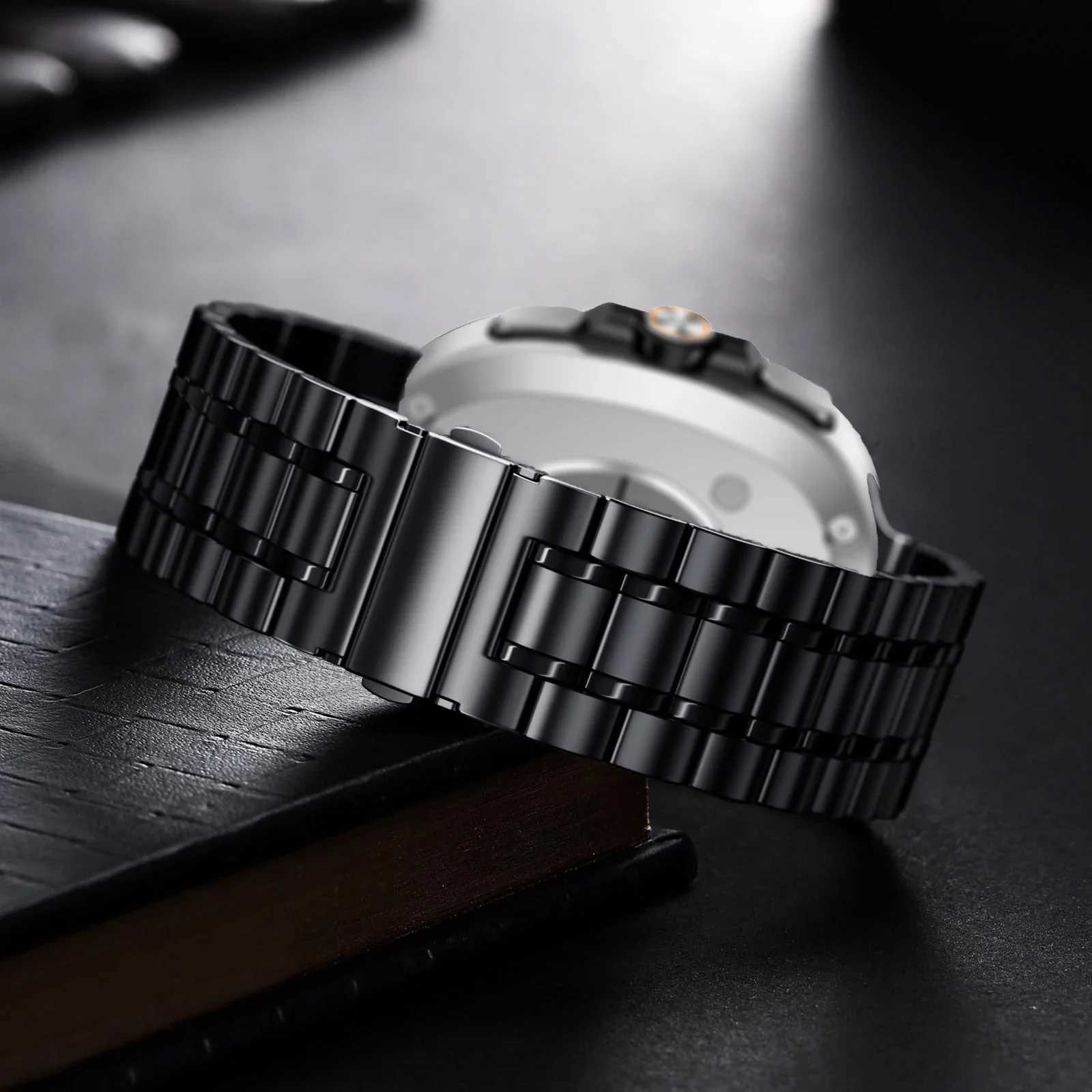 Metal Straps for Samsung Galaxy Watch 8/8 Classic 40mm 44mm 46mm Stainless Steel Wrist Link Bracelet Correa Galaxy Watch 8 Bands W250811