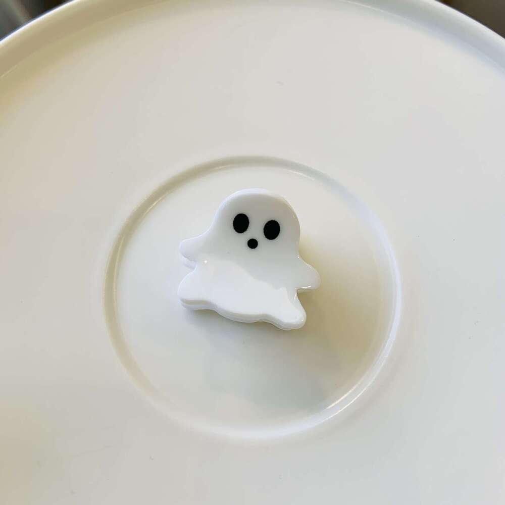 Korean New Halloween Ins High-end Acetate Small Bangs Broken Hair Claw Clip Pumpkin Ghost Hairpin