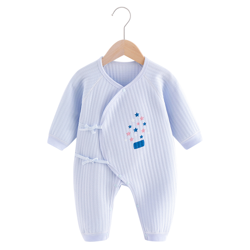 babys pure cotton seamless bodysuit yearround breathing comfort