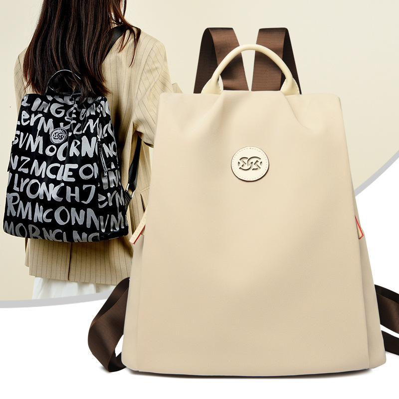 Anti-theft for Women 2025 New Commuting Lightweight Travel Large Capacity Women's Backpack Waterproof Oxford Cloth School Bag ddmymoon