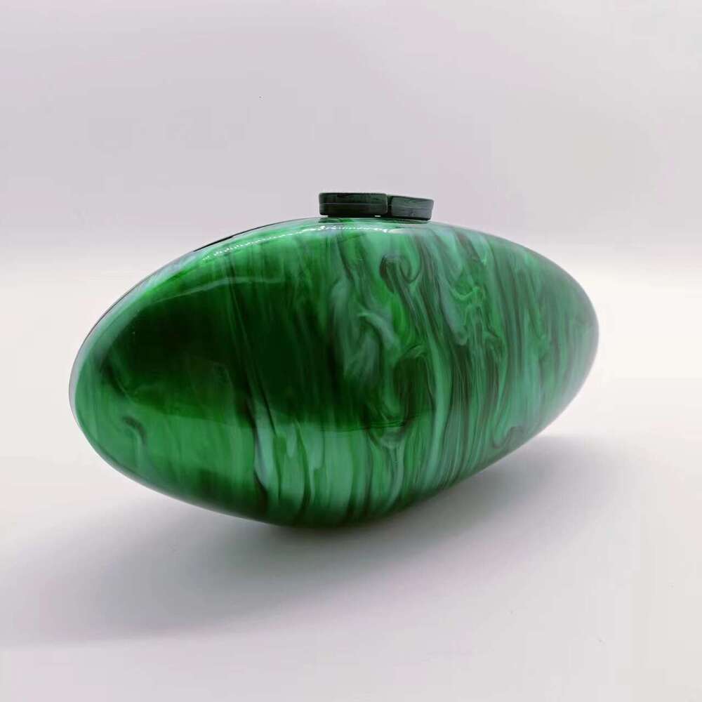 Women's New Oval Shell Goose Egg Acrylic Fashion Evening Single Shoulder Crossbody Bag