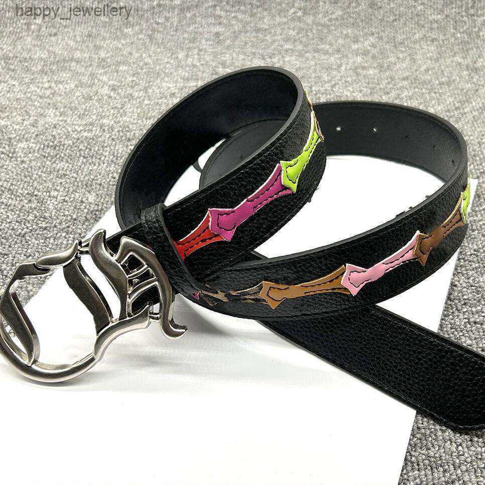 Chrome Belt Women Designer Belt Tongue Buckle Men Casual Business Cross Belt Luxury Fashion Classic Trend 6df