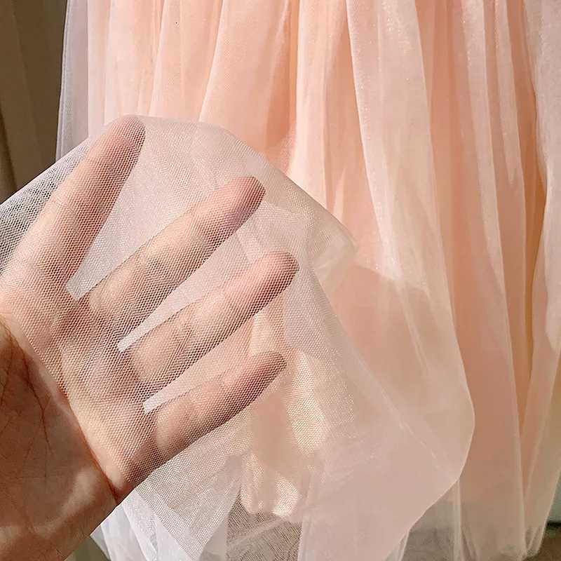 MILANCEL New Summer Kids Sweet Mesh Dress Girls 6 Colors Suspended Floral Beach Skirt Children Tutu Princess Dress W250811
