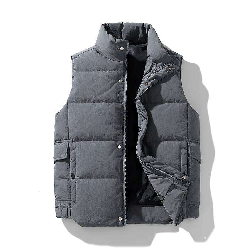 Lightweight Thick Sleeveless Coat Winter Warm Padded Waistcoat Male Clothe High Quality Duck Down Jacket Men Causal Fashion Vest