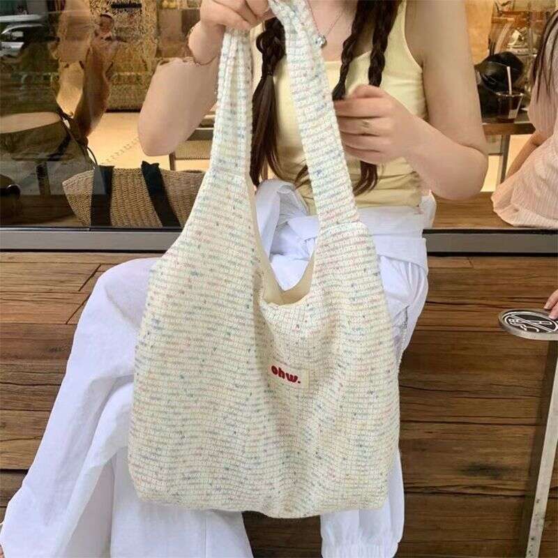 Sweet Summer Crossbody Korean Sports Large Capacity Plaid Square Women's Bag 2025 New Fashion Hundreds Casual Daily Simple Commuter