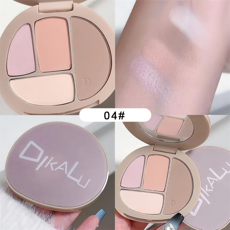 Multifunctional Bronzer Contour Palette Nose Shadow Profile Highlighter Blush Plate Matte Contouring Shading Llluminator Makeup 250811