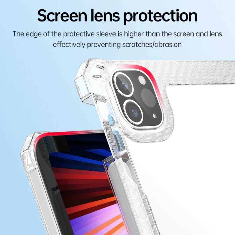 TPU Case For iPad 12.9 4th 5th 6th Generation 2022 Pro 11 M4 2021 2018 4nd Gen Cover Funda for iPad Air 2024 case M2 air 13 inch Z250811