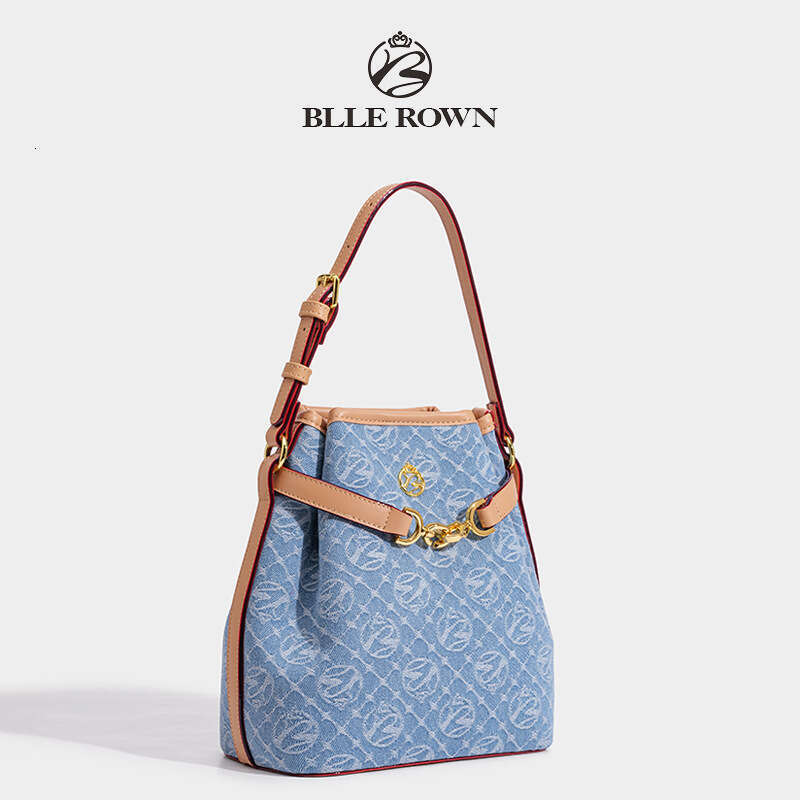 New Commuting Casual Versatile Denim Single Shoulder High-End Handbag Crossbody Bag