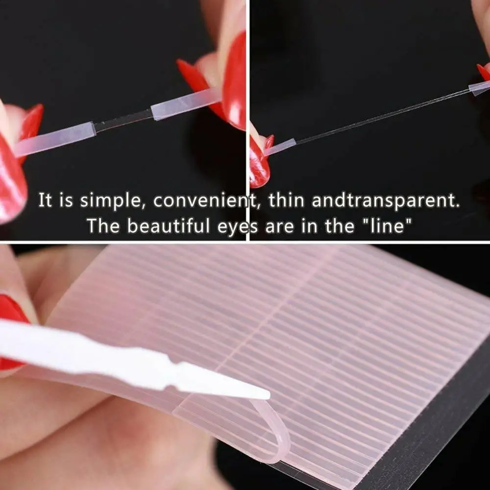 52Pcs Double Sided Super Stretch Invisible Double Eyelid Tape Makeup Tools Big Eyes Eyelid Stickers 250807