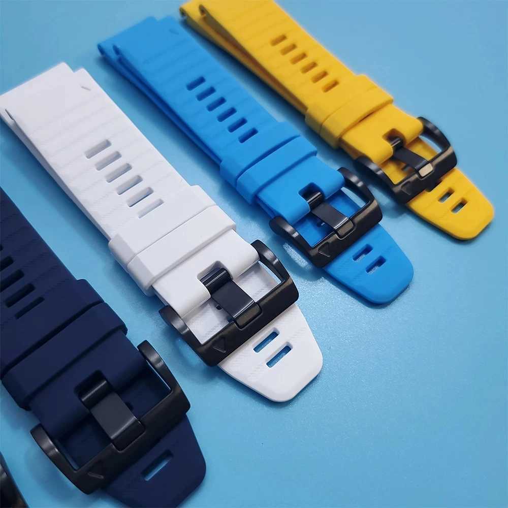 QuickFit Silicone 22 26mm Strap for Garmin Fenix sh 6 sh Pro sh 7 sh 5 Plus Fenix 8 E Watchband Forerunner 955 965 Tactix 8 Bracelet W250811