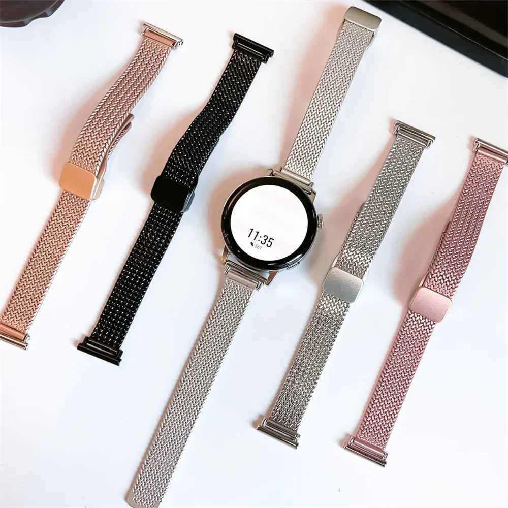 20 22mm Luxury Metal Magnetic Strap For Samsung Galaxy Watch 6 44 40mm 5pro active2 Gear s3 Bracelet For Huawei Watch gt2/3 Belt W250811