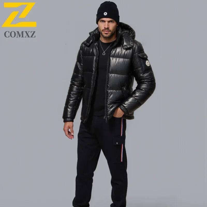 2024 New Men's Short Down Korean Style Trendy Winter Coat Fashionable Stylish Warm Puffer Jacket