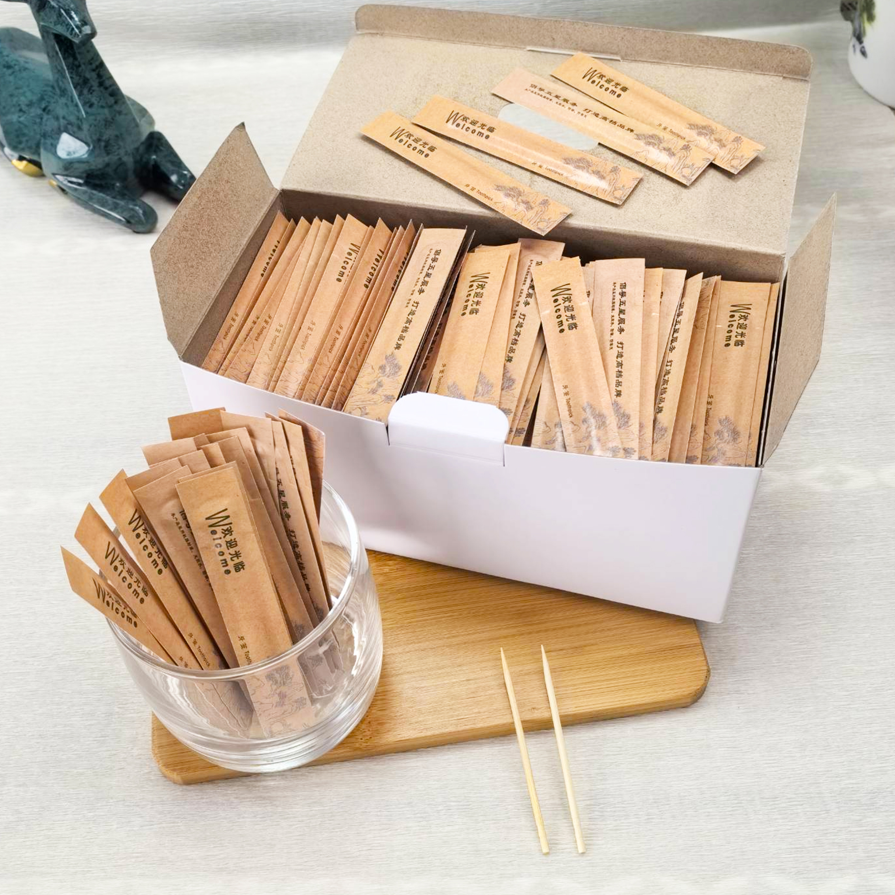 Natural Bamboo Toothpicks-Sustainable Choice for Teeth Cleaning