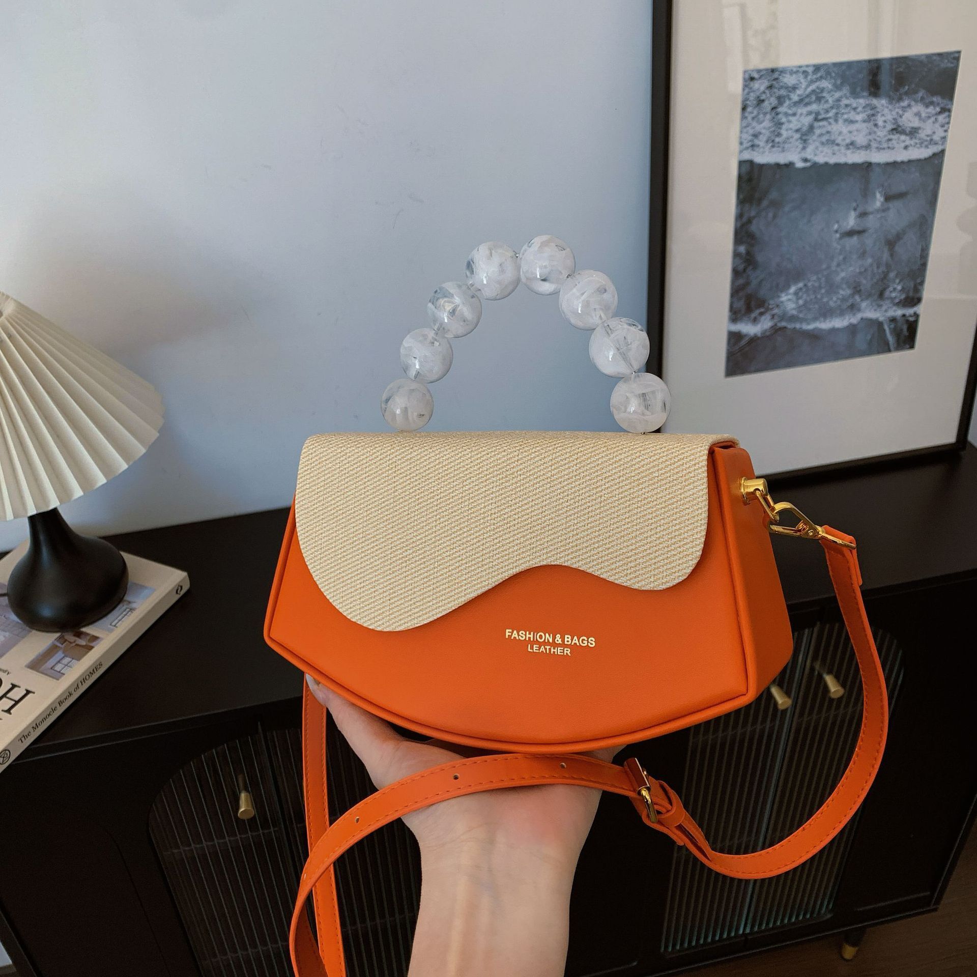New Women's Box Full of Atmosphere Niche Mini Pearl Handheld Crossbody Ladies' Bag ddmymoon