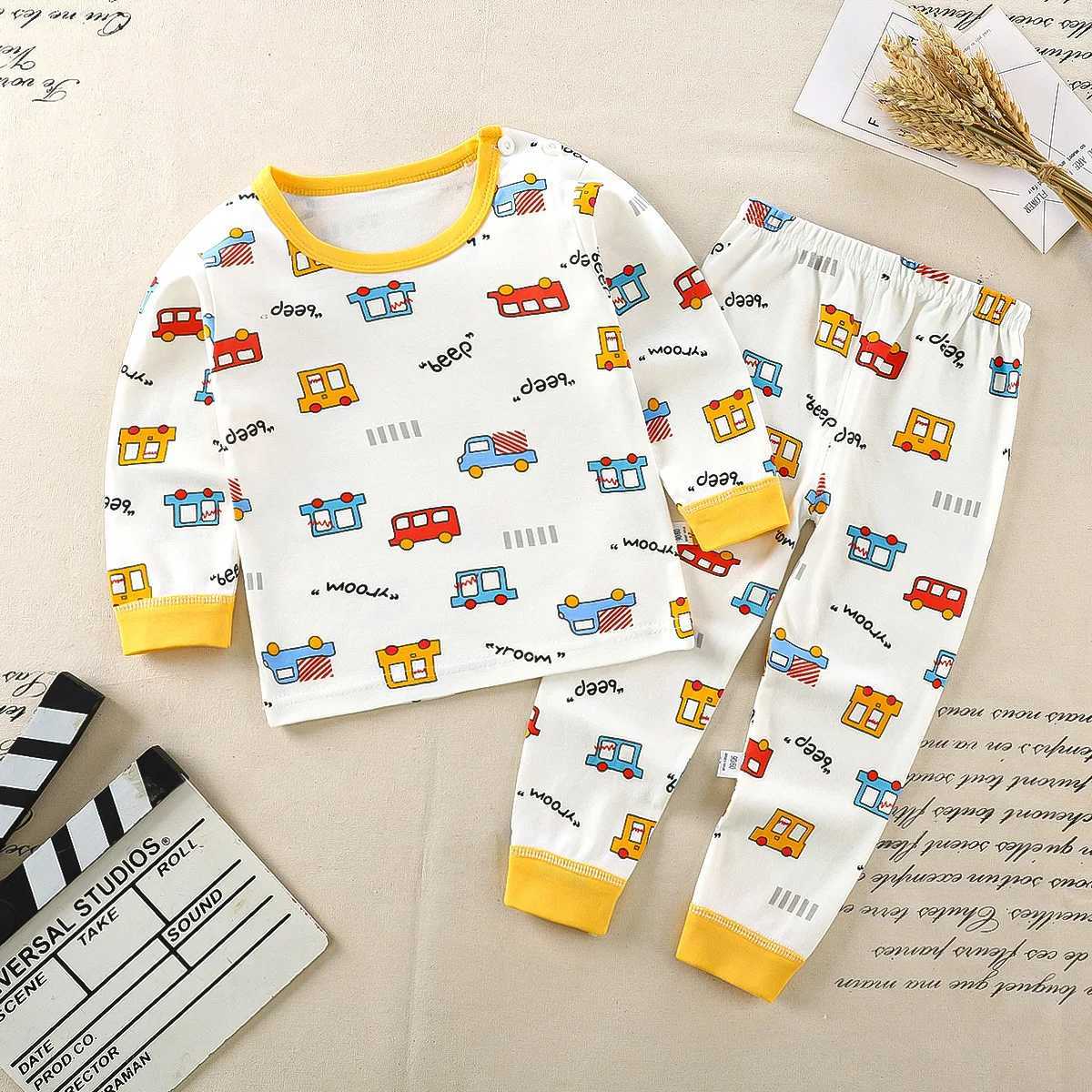 Children Kids Clothes Sets Boys Girls Suit Pajamas Clothinng Pants Autumn Winter Sleepwear Outfits Z250811