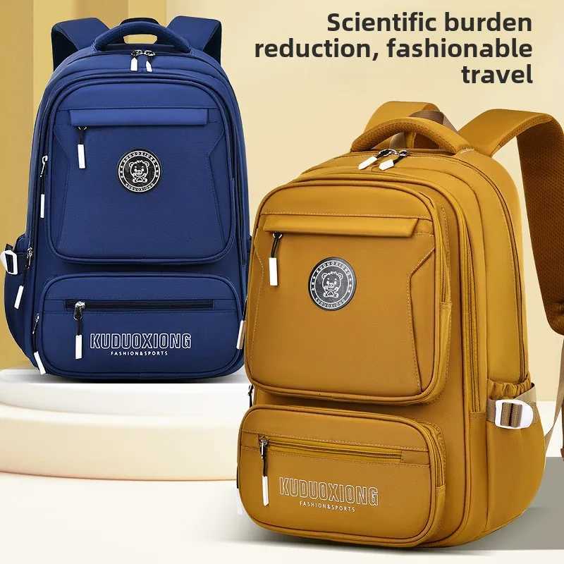 Primary Middle School Backpack Teenage Boys School Bags High School Student Bookbag Male Large Capacity Sports Travel Backpack M250811
