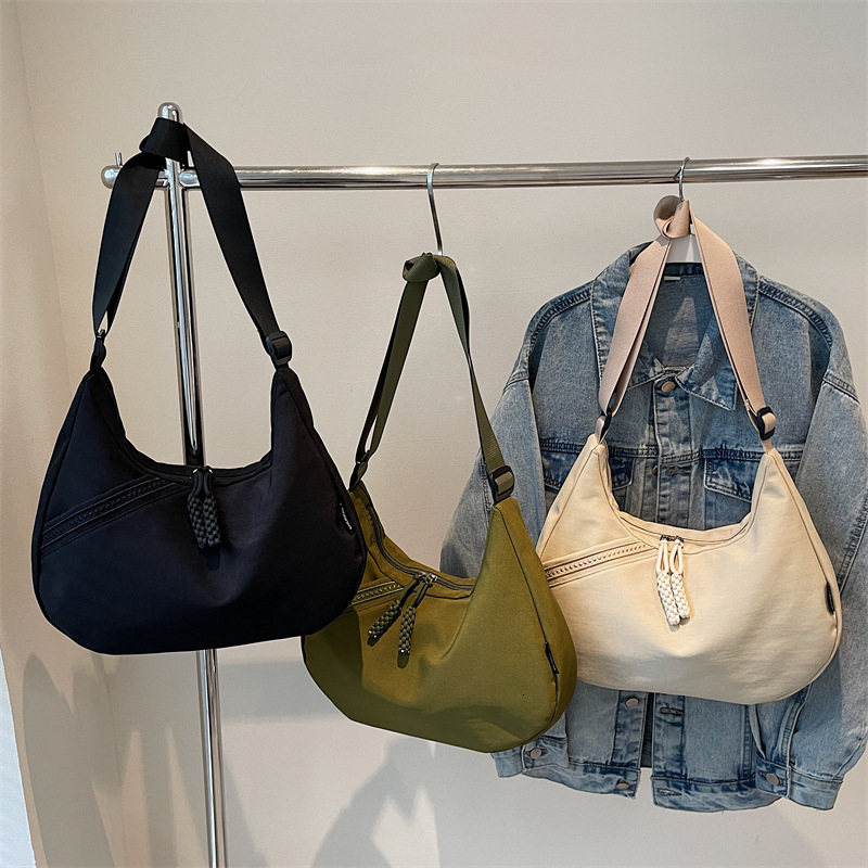 Shoulder Nylon Canvas Casual Large Capacity Women New Fashion Versatile Crossbody Bag