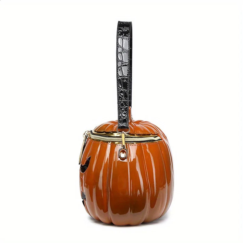 Pumpkin Purse Novelty Purses for Women FunnyHalloween Purses and Handbags Pumpkin Crossbody Bag 250807