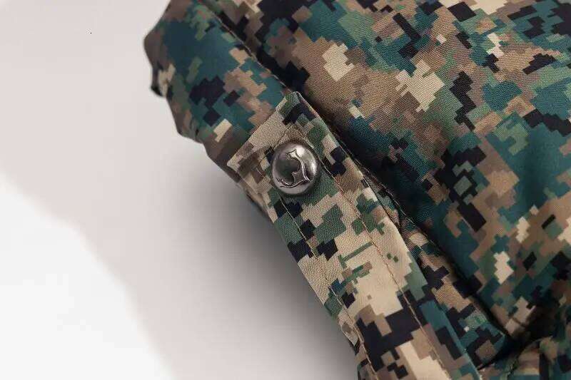 New 2025 Men THUG CLUB Digital Camouflage Puffers & Jackets / Down Coats Vest Cotton Thicken Warm Winter #C33