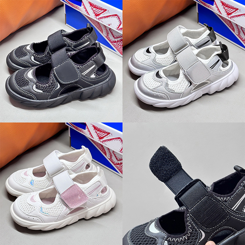 2025 Designer Baby boy girl Sandals for children Boys Born Fashion Summer Infant Kids Soft Crib Shoes Toddler Girls Anti Slip size 26-37