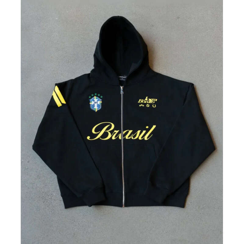 2025 New Men's Trendy Loose Casual Sports Zipper Hooded Sweatshirt 3D Print