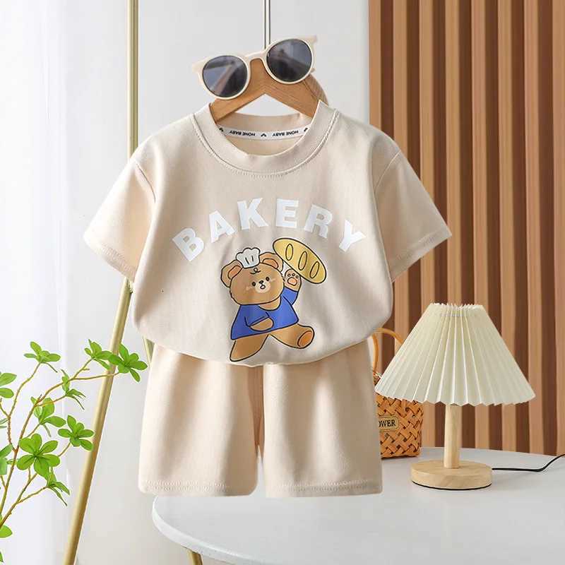 Short Sleeve Shorts Outfits 1 2 3 4 Years Old CHIld Clothing Set Print T-shirt+Shorts Casual Fashion Tops Shorts Two Piece Z250811