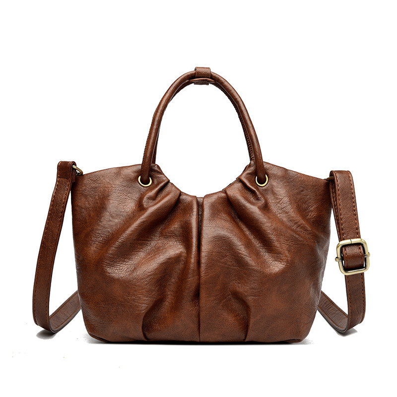 2025 Autumn New Fashion Niche Retro Basket women s Bag Niche New Fashion Pleated bag Women s Shoulder Bag Autumn New Designer Bag Women s Crossbody Ba