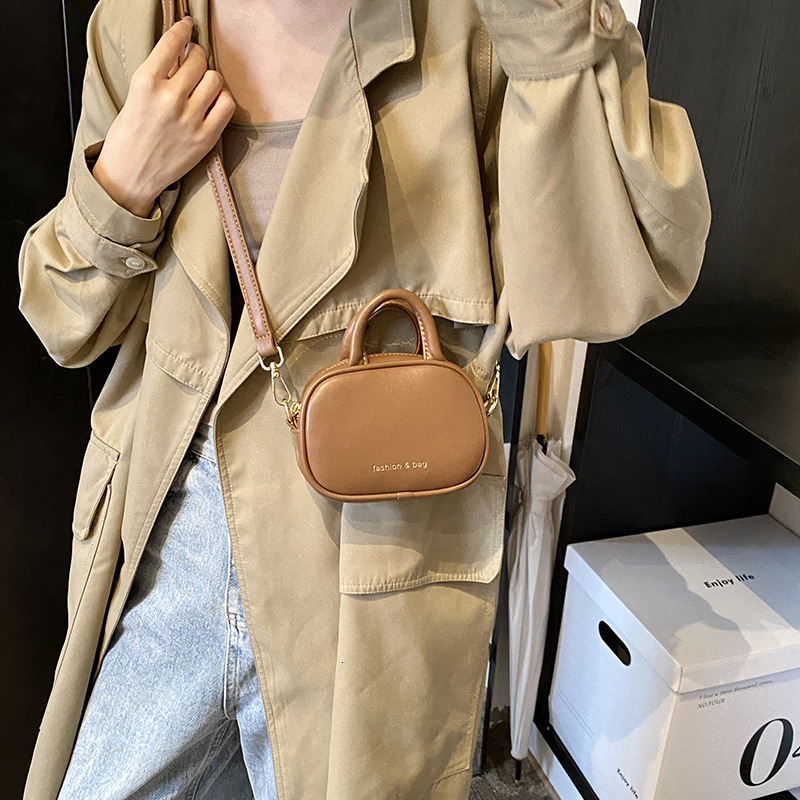 Children's New High-End Bowling Stylish Girl Parent-Child Mini Handheld Crossbody Lipstick Bag