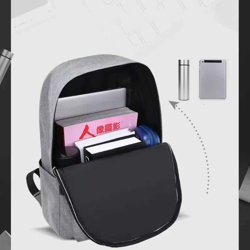 Casual Mens Minimalist Backpack Versatile Backpack Large Capacity School Student Computer Travel Bag Washable Unisex Backpack Y250811