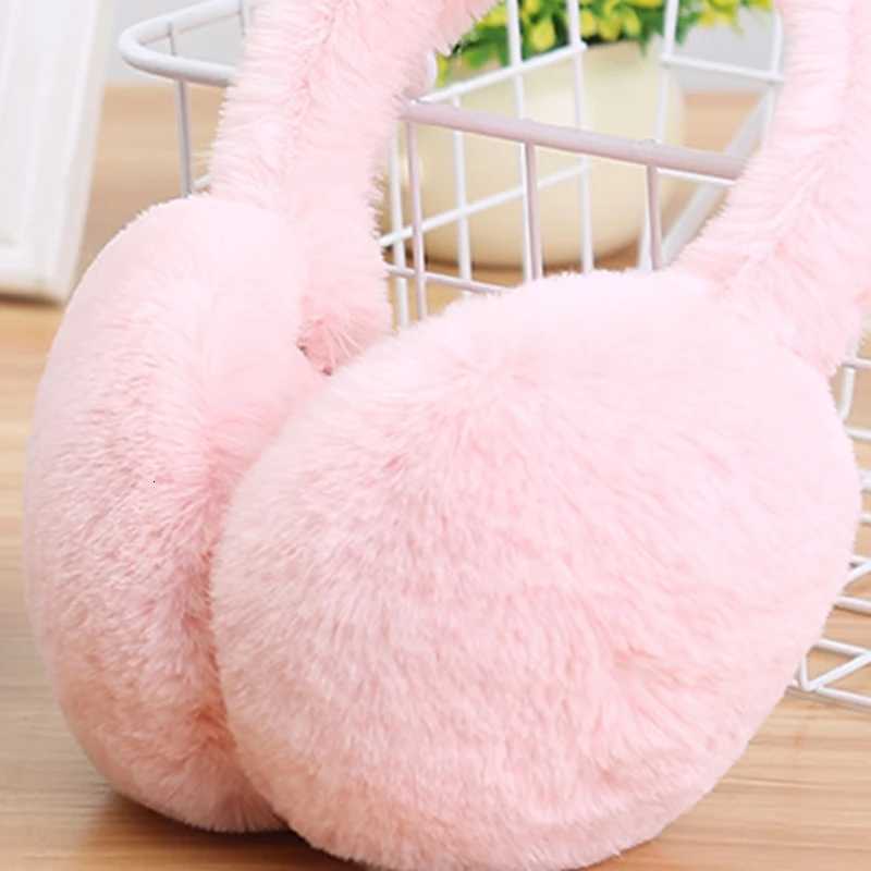 Women Soft Plush Earmuff with Horns Girls Cute Winter Adjustable Ear Muffs Female Foldable Outdoor Cycling Ski Ear Warmers XJ250812