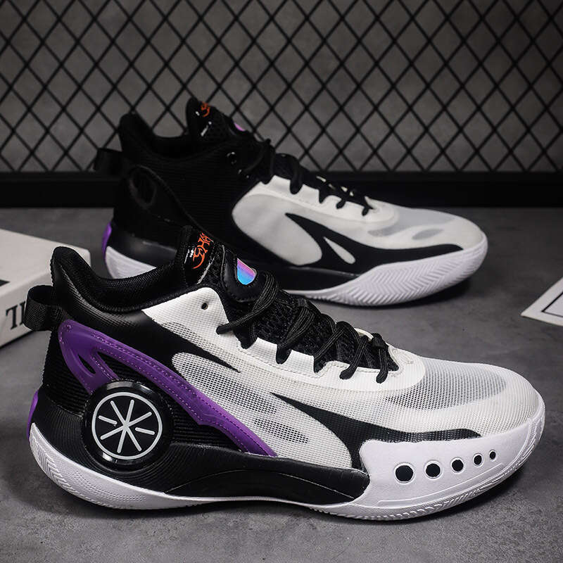 Wade Free shipping Phantom Basketball Boys, Campus Style for Middle Students, High School Students' Night Glow Low-Top Competition Shoes