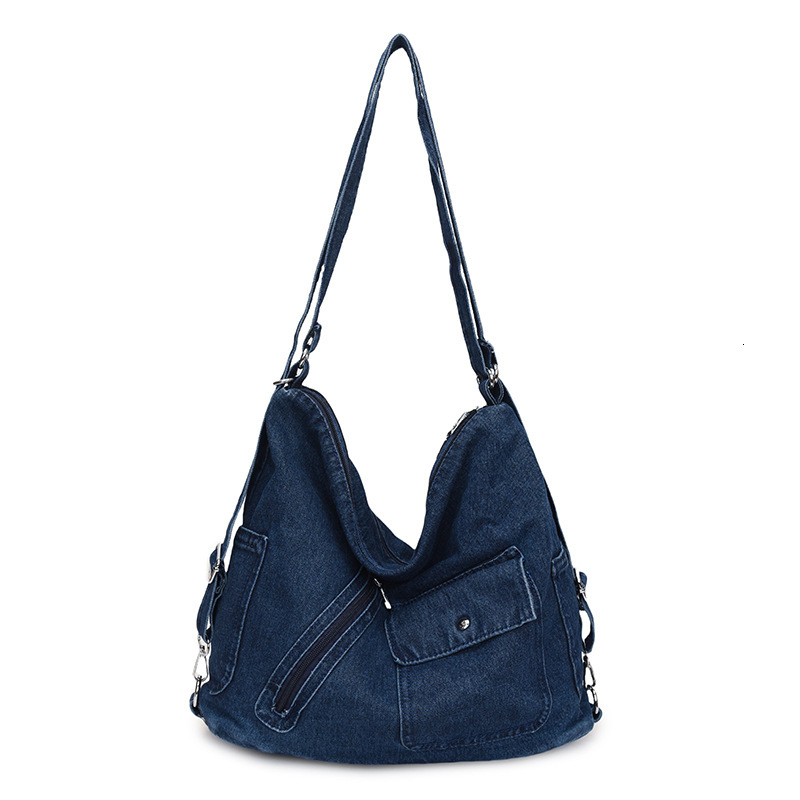 Denim for Women New Fashion High-End Crossbody Versatile Commuter Handbag Tote Bag