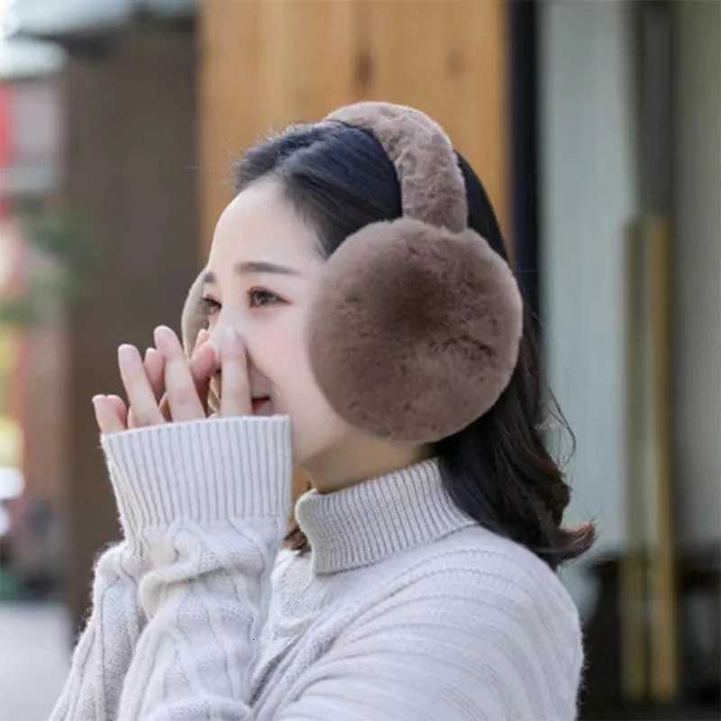 100% Rex Rabbit Fur Earmuffs Fashion Women Warm Russia Winter Real Fur Earmuffs Children Ear Cover Fur Earlap Girl XJ250812