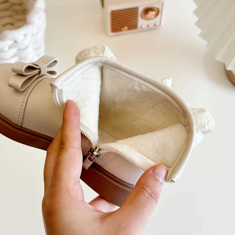 New Girls Boots Sweet Elegant Kids Princess Fashion Boots Chic Versatile Children Casual Lace Ankle Boots Spring Autumn Casual XJ250812