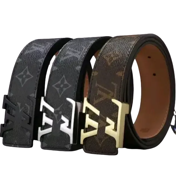 Luxury Designer Belt Buckle Fashion leather womens Belt Designer Mens Letter Double large gold and silver black gun Classic womens belt